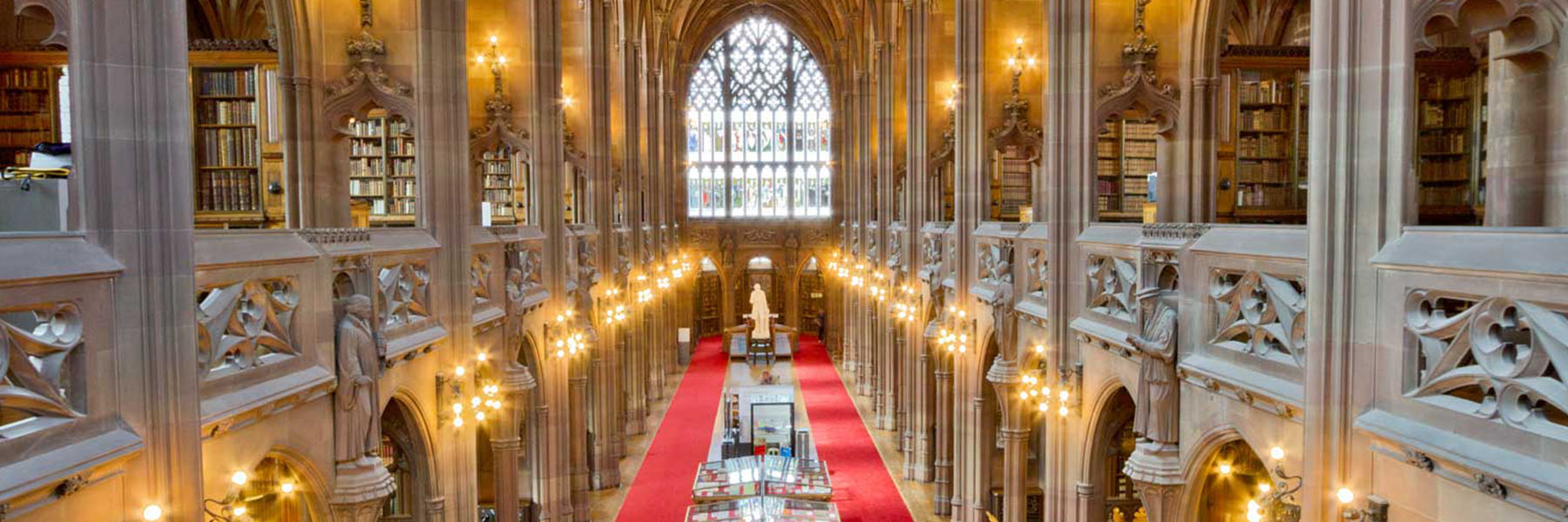 Massive and ornate library 
