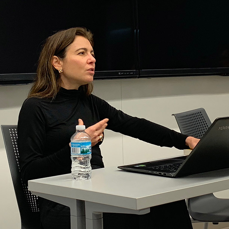 Caption: Martha Batalha reminisces about the process of writing her 2016 bestselling novel A vida invisível de Eurídice Gusmão.